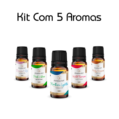 Kit com 5 Aromas - 20ml